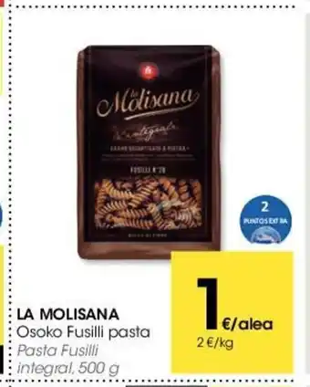 Eroski La Molisana Osoko Fusili pasta 500g oferta