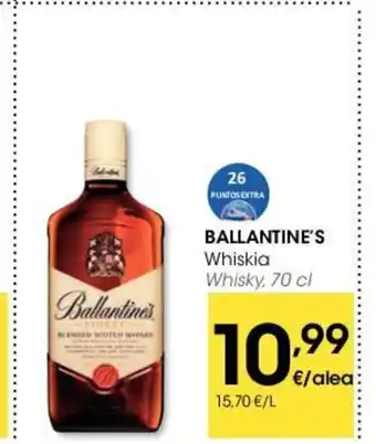 Eroski Ballantine's Whiskia 70cl oferta