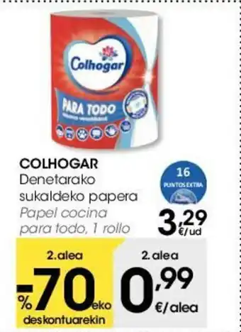 Eroski Colhogar Denetarako Sukaldeko papera oferta