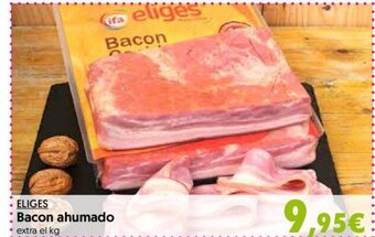 Hiper Usera Eliges Bacon Ahumado oferta