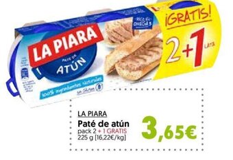 Hiper Usera La Piara Paté De Atún oferta