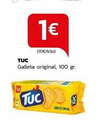 Supermercados Lupa Tuc galleta original oferta