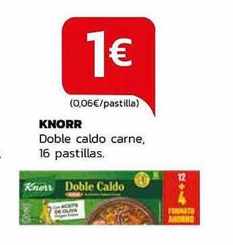 Supermercados Lupa Knorr doble caldo carne oferta
