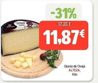 Masymas Queso de oveja alteza oferta