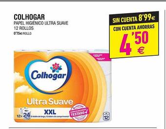 BM Supermercados Colhogar papel higiénico ultra suave oferta