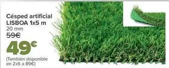 Carrefour Césped artificial lisboa 1x5 m 20 mm oferta
