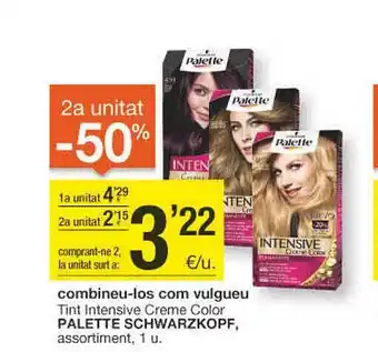 BonpreuEsclat 2a unitat -50% tint intensive creme color palette schwerzkopf oferta