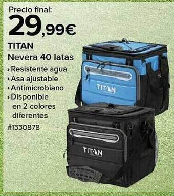 Costco Titan nevera 40 latas oferta
