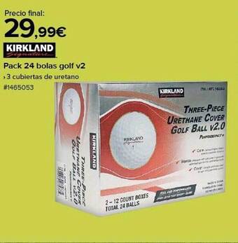 Costco Kirkland pack 24 bolas golf v2 oferta