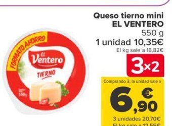 Carrefour Queso Tierno Mini El Ventero oferta