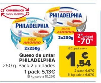 Carrefour Queso de Untar Philadelphia oferta