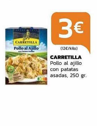 Supermercados Lupa Carretilla pollo al ajillo con patatas asadas oferta
