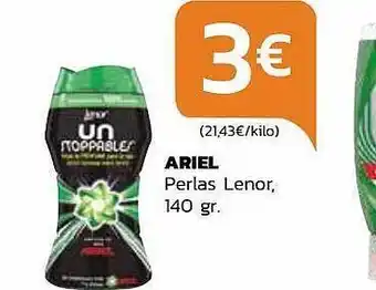 Supermercados Lupa Ariel perlas lenor oferta