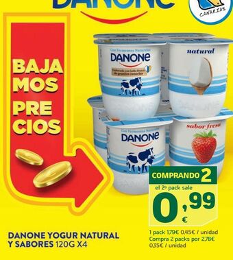 HiperDino Yogur danone oferta