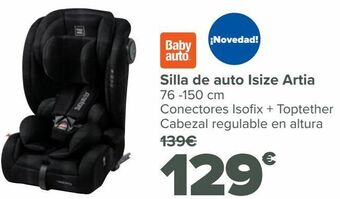 Carrefour Silla de auto isize artia oferta