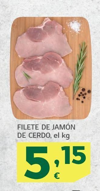 HiperDino Filetes de cerdo oferta