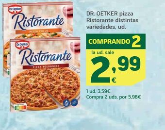 HiperDino Pizza dr oetker oferta