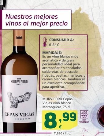 HiperDino Vino blanco oferta
