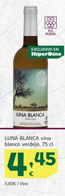 HiperDino Vino blanco oferta