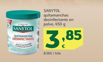 HiperDino Quitamanchas sanytol oferta