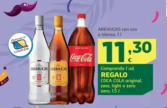 HiperDino Ron oro arehucas oferta