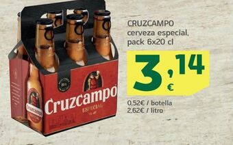 HiperDino Cerveza especial cruzcampo oferta