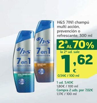 HiperDino Champú h&s oferta