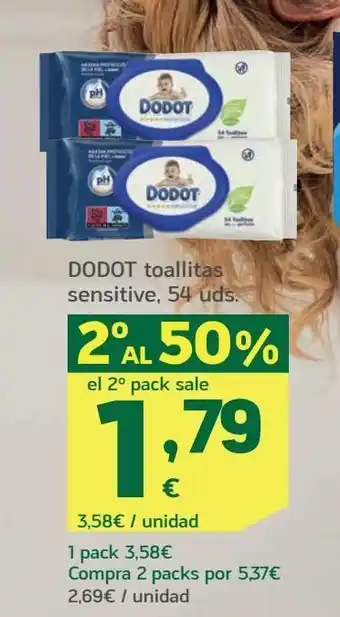 HiperDino Toallitas dodot oferta