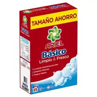 Plenus Supermercados Detergente en polvo básico pte. 55cacitos oferta