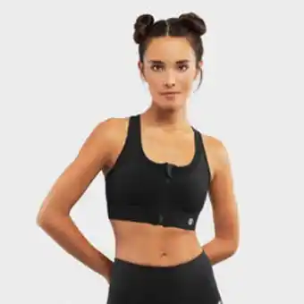 Decathlon Sujetador deportivo alto impacto squat black oferta