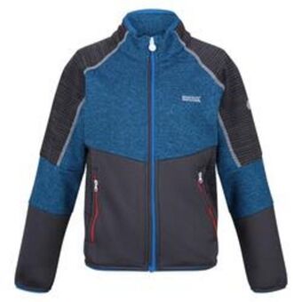 Decathlon Chaqueta softshell oberon v para niños/niñas azul imperial, gris india oferta