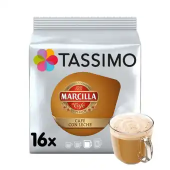 Tassimo Marcilla café con leche oferta