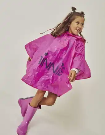 Zippy Poncho impermeable para niña 'minnie', rosa oferta