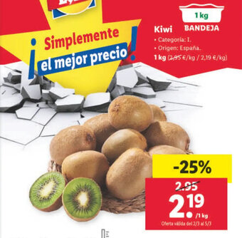 Lidl Kiwi oferta