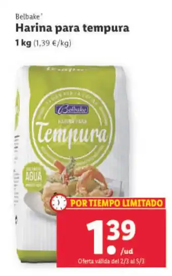 Lidl Harina Para Tempura oferta