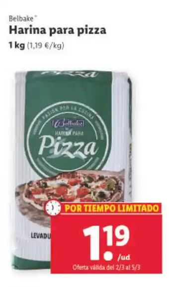 Lidl Harina Para Pizza oferta