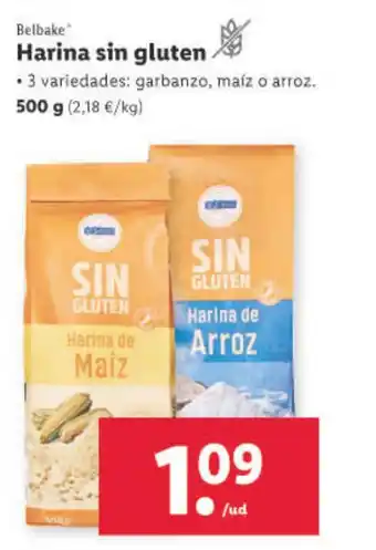 Lidl Harina Sin Gluten oferta