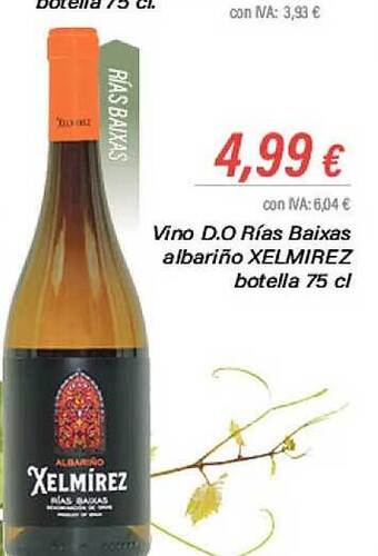 Cash Ifa Vino d.o rías baixas albariño xelmirez botella oferta