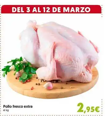 Hiper Usera Pollo fresco extra el kg oferta