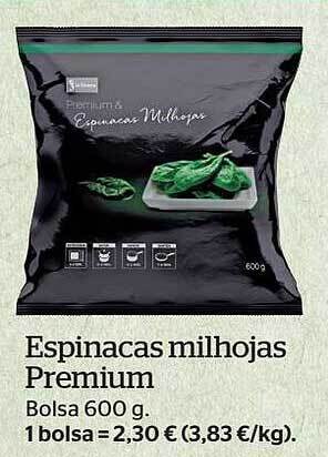 La Sirena Espinacas milhojas premium oferta