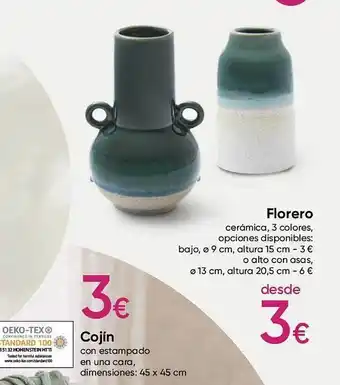 Pepco Florero cojin oferta