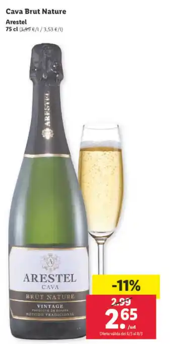 Lidl Cava Brut Nature oferta