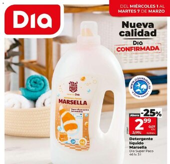 Dia Detergente Líquido Marsella oferta