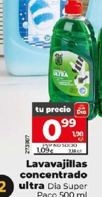 Lavavajillas Concentrado Ultra