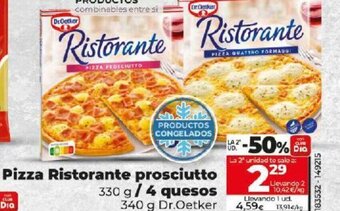 Dia Pizza Ristorante Prosciutto oferta