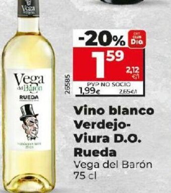 Dia Vino Blanco Verdejo-Viura D.O. Rueda oferta