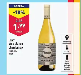 ALDI Eora vino blanco chardonnay oferta