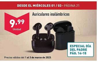 ALDI Auriculares inalámbricos oferta