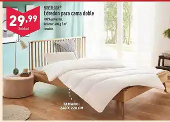ALDI Novitesse edredón para cama doble oferta