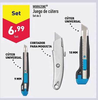 ALDI Workzone juego de cúters oferta